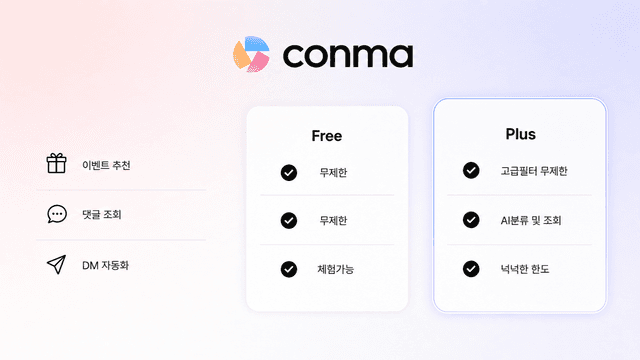 5/7부터 Conma 플랜이 달라집니다! Plus 출시 안내